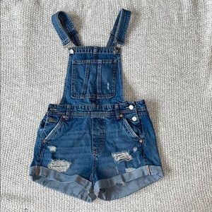 Overall Shorts